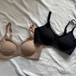Honeylove crossover Bras - Black & Tan